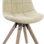 Chaise de Salle à Manger DKD Home Decor Polyester Coton Bois (47 x 55 x 85 cm)