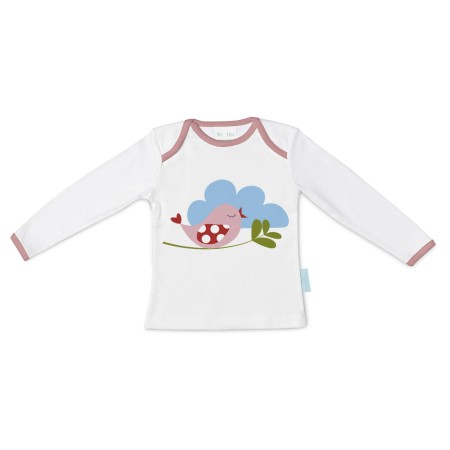 Camiseta de Manga Larga Infantil HappyFriday Mr Fox Little Birds Multicolor 18-24 meses