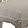 Chaise de Salle à Manger DKD Home Decor Bois Tissu Rotin (53 x 49 x 95 cm)