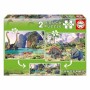 Puzzle Infantil Dino World Educa 15620 200 Piezas (100 Unidades) (2 x 100 pcs)