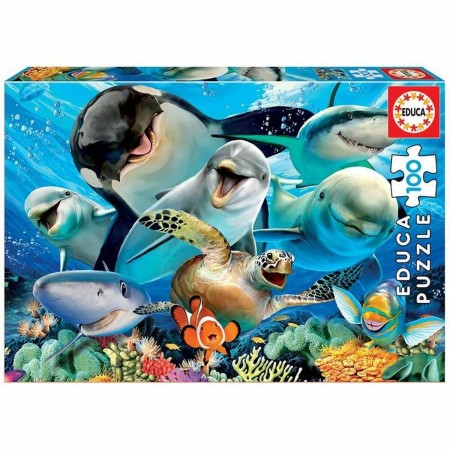 Puzzle Educa Selfie Under the Sea (100 Unidades) (1 unidad) (100 pcs)