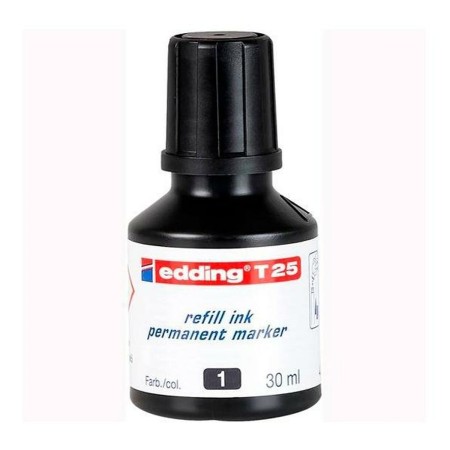 Tinta Edding T 25 Blanco Negro (1 unidad)