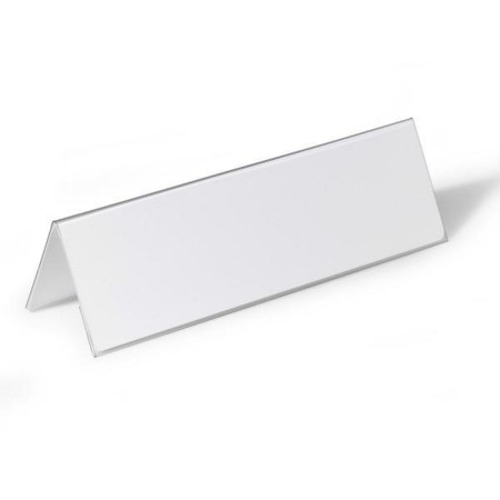 Placa identificativa Durable 8053-19 PVC Transparente Sobremesa