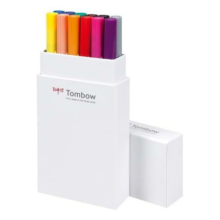 Rotuladores Tombow ABT-12P-1 Multicolor Doble punta (12 Unidades)