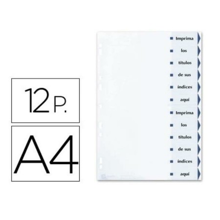 Separadores Avery 1732061 Blanco (12 Unidades)