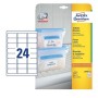 Etiquetas Avery L7970-25 Blanco Papel Plástico