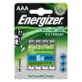 Pilas Recargables Energizer ENR Extreme NH12 800 BP4 Pre-Ch AAA HR03 (4 Unidades)