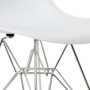 Chaise de Salle à Manger DKD Home Decor Blanc (46 x 52 x 82 cm)