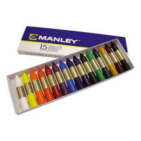 Ceras de colores Manley MNC00055/115 Blanco Multicolor