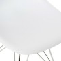 Chaise de Salle à Manger DKD Home Decor Blanc (46 x 52 x 82 cm)