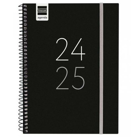 Agenda Finocam 634204025 Negro 2024-2025