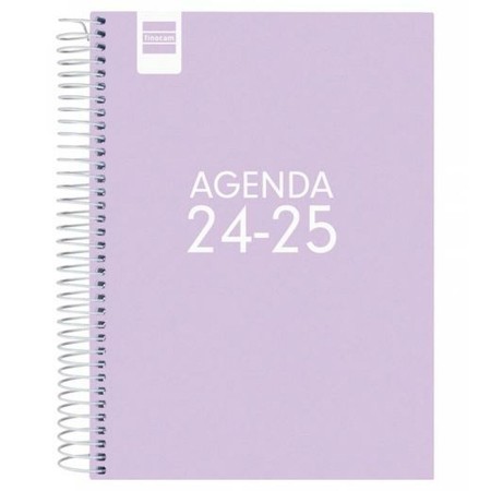 Agenda Finocam Cool Multicolor Lila 2024-2025 (1 unidad)