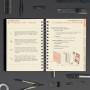 Agenda Finocam Tempus Negro A5 2024-2025