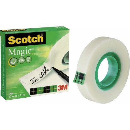 Cinta Adhesiva Scotch Scotch Magic Transparente Papel