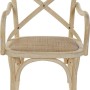 Chaise de Salle à Manger DKD Home Decor Rotin Orme (55 x 57 x 92 cm)