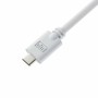 Cable USB A a USB-C Newskill NS-AC-COILC-W Blanco