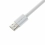 Cable USB A a USB-C Newskill NS-AC-COILC-W Blanco