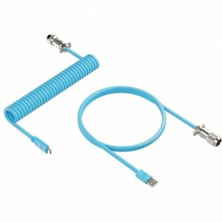 Cable USB A a USB-C Newskill NS-AC-COILC-B Azul