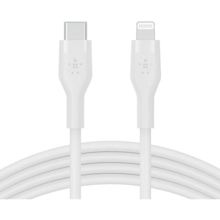 Cable USB-C a Lightning Belkin CAA009BT1MWH 1 m Blanco (1 unidad)