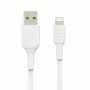 Cable USB a Lightning Belkin CAA001BT3MWH Blanco 3 m (1 unidad)