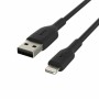 Cable USB a Lightning Belkin CAA001bt2MBK 2 m Negro (1 unidad)