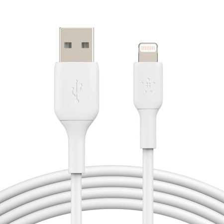 Cable USB a Lightning Belkin CAA001BT1MWH Blanco 1 m (1 unidad)