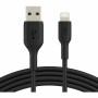 Cable Lightning Belkin CAA001BT1MBK Negro 1 m (1 unidad)