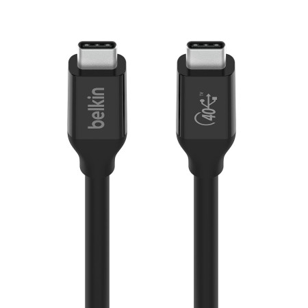 Cable USB-C Belkin 0.8M01BT0.8MBK 80 cm Negro (1 unidad)