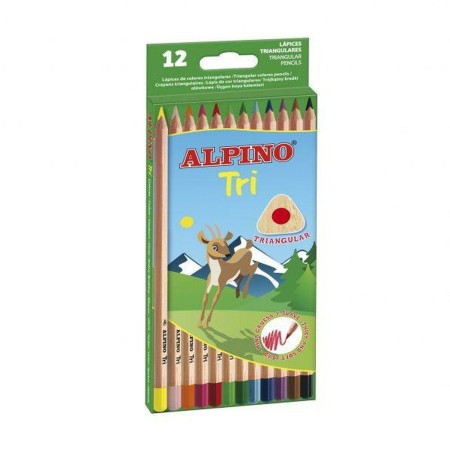 Lápices de colores Alpino AL000128 Multicolor (12 Unidades)