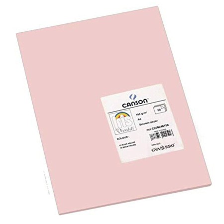 Cartulinas Canson Iris Vivaldi A4 Rosa Papel (50 Unidades)