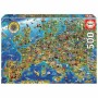 Puzzle Educa Europe Map (1 unidad) (500 pcs)