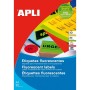 Etiquetas para Impresora Apli 02878 Amarillo A4