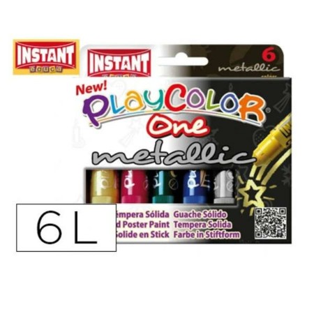 Rotulador Playcolor PlayColor metallic Multicolor (6 Unidades)