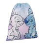 Bolsa Mochila con Cuerdas Stitch Lila 39 x 30 cm