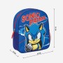 Mochila Escolar Sonic Azul 25 x 30 x 29 cm