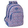 Mochila Escolar Nait Nait Flores coimbra azul Azul 32 x 42 x 15 cm