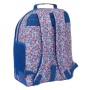 Mochila Escolar Nait Nait Flores coimbra azul Azul 32 x 42 x 15 cm