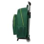 Mochila Escolar con Ruedas Real Betis Balompié Verde 28 x 34 x 10 cm