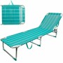 Tumbona de playa Colorbaby Turquesa 188 x 58 x 30 cm
