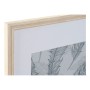 Cadre photo DKD Home Decor S3011531 Verre Naturel Papier Tropical Bois MDF (48 x 6 x 34 cm)