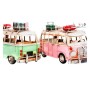 Véhicule DKD Home Decor Vintage Fourgonnette (2 pcs) (28 x 13 x 17 cm) (28 x 13 x 17 cm)