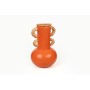 Florero Romimex Naranja Natural Cerámica Ratán 20 x 40 x 20 cm Con asas