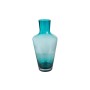 Vase Romimex Turquoise verre 18 x 40 x 18 cm