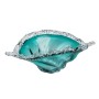 Centre de Table Romimex Turquoise verre 41 x 16 x 24 cm