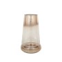 Vase Romimex Transparent Doré verre 17 x 32 x 17 cm