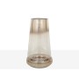 Vase Romimex Transparent Doré verre 17 x 32 x 17 cm
