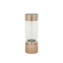 Vase Romimex Transparent Doré verre 12 x 35 x 12 cm