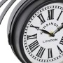 Horloge Murale DKD Home Decor Noir Métal (33 x 9 x 47 cm)