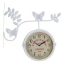 Horloge Murale DKD Home Decor Blanc Métal (38 x 9 x 37 cm)