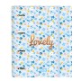 Carpeta de anillas Moos Lovely Azul claro A4